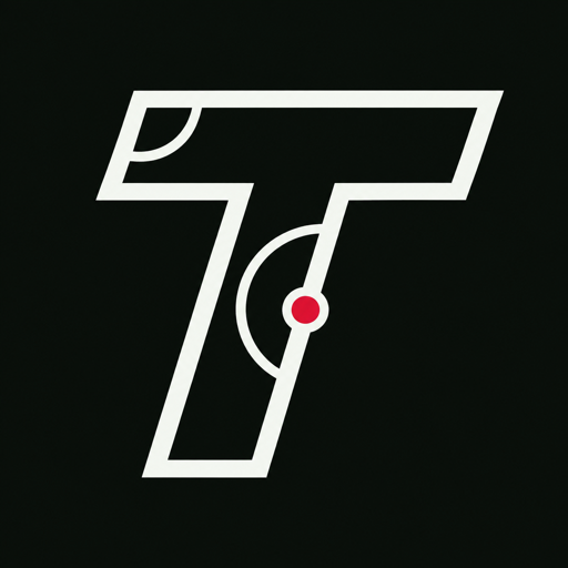 Touchline app icon with a pitch-like letter T